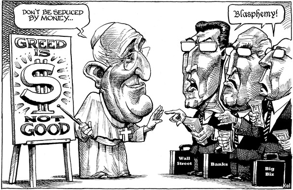 Papst und Geldelite