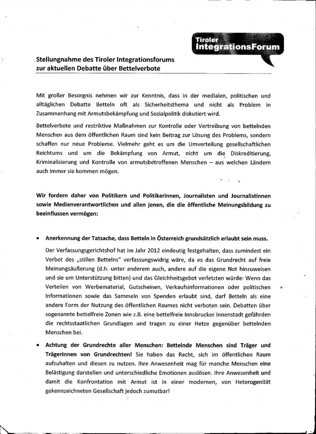 Tiroler IntegrationsForum 1