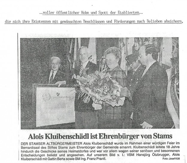 die gegenseite wird geehrt