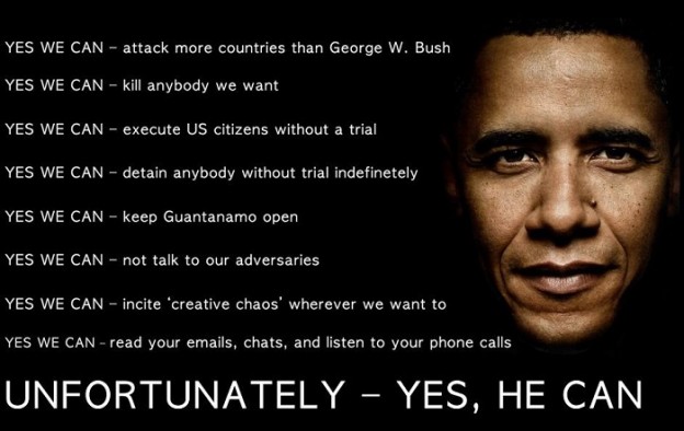 Obama Berlin YES HE CAN Guantanamo Friedensnobelpreisträger Dronen